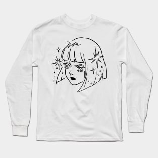 electrical y2k girl Long Sleeve T-Shirt